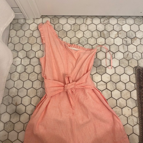 pink naked zebra romper - Picture 2 of 2